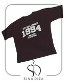 تیشرت باکسی دخترانه فری سایز طرح 1994